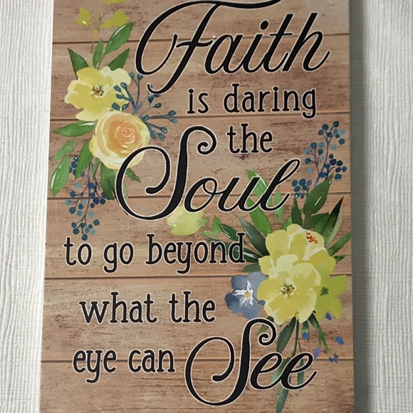 Home décor Faith Sign - Picture 2 of 6